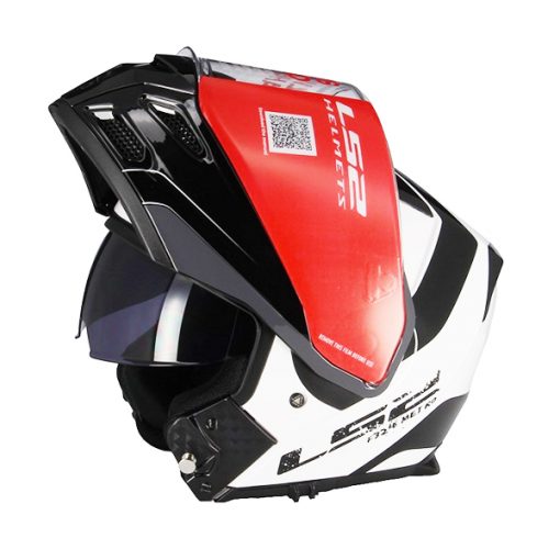 Helm LS2 FF324 Metro Rapid White Black