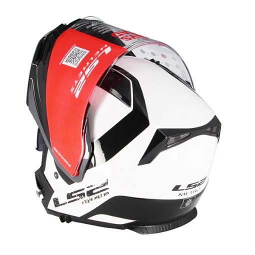 Helm LS2 FF324 Metro Rapid White Black