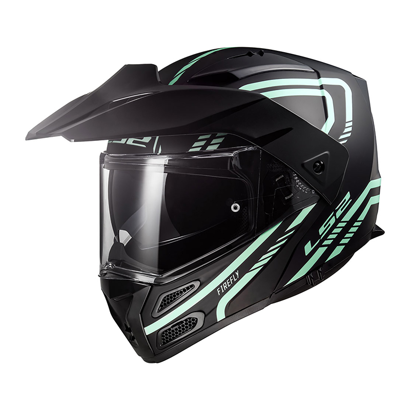 Helm LS2 FF324 Metro Evo Firefly Matt Black Light