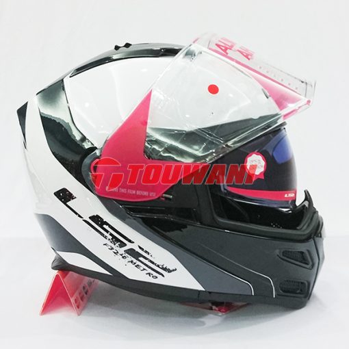 Helm LS2 FF324 Metro Rapid White Black