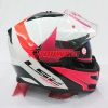 Helm LS2 FF324 Metro Rapid White Red
