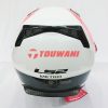Helm LS2 FF324 Metro Rapid White Red