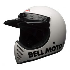 Helm Bell Moto-3 Classic White