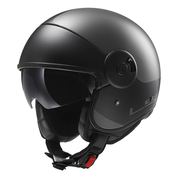 Helm LS2 OF597 Cabrio HPFC VIA Matt Titanium Black