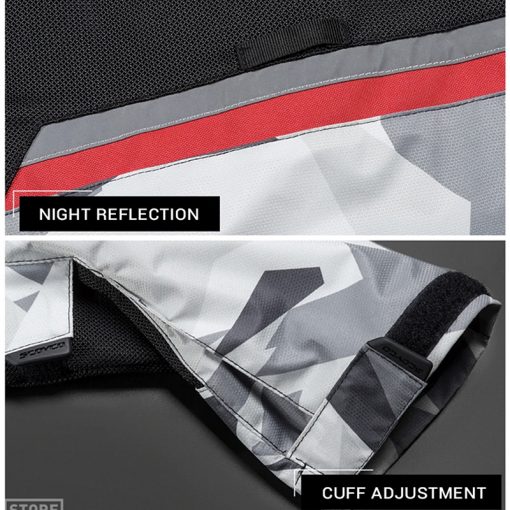 Jaket Scoyco JK99 Camouflage Motorcycle Hooded Jackets