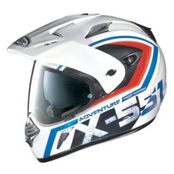 Helm X-Lite X551 Adventure N-Com Metal White