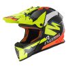 Helm LS2 MX437 Fast Volt Black Yellow Orange