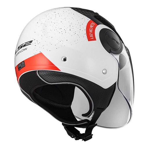 Helm LS2 OF562 Airflow L Condor White Black Red