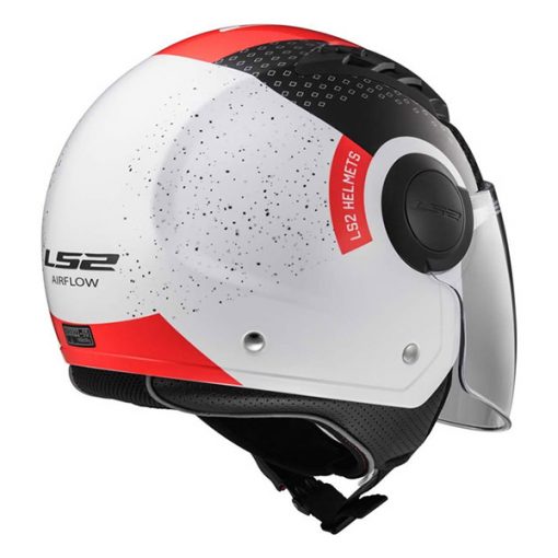 Helm LS2 OF562 Airflow L Condor White Black Red