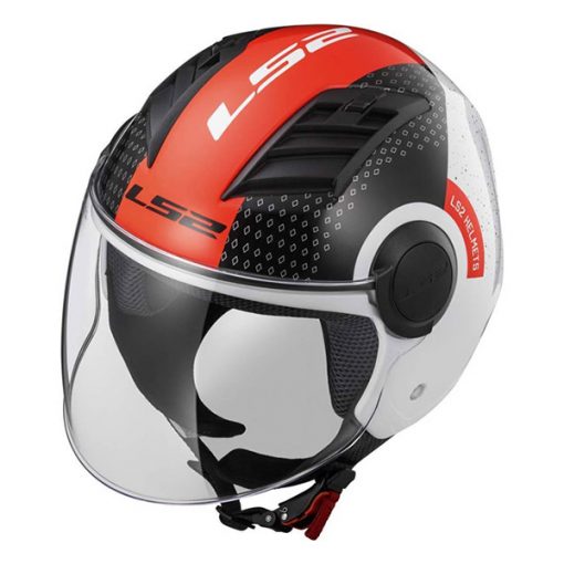 Helm LS2 OF562 Airflow L Condor White Black Red