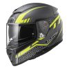 Helm LS2 FF390 Breaker Split Matt Titanium Yellow