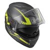 Helm LS2 FF390 Breaker Split Matt Titanium Yellow