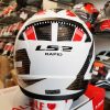 Helm LS2 FF353 Rapid Grid White Red