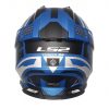 Jual Helm LS2 MX436 Pioneer Evo Master Matt Black Blue