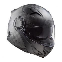 Jual LS2 FF313 Vortex Solid Matt Carbon Modular Touring Ringan Optimal