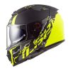 Helm LS2 FF390 Breaker Feline Matt HI-VIS Yellow