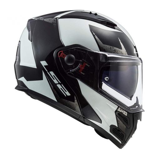 Helm LS2 FF324 Metro Evo Sub White Black