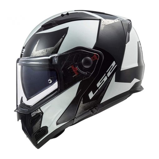 Helm LS2 FF324 Metro Evo Sub White Black