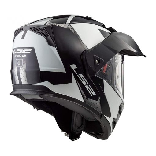 Helm LS2 FF324 Metro Evo Sub White Black