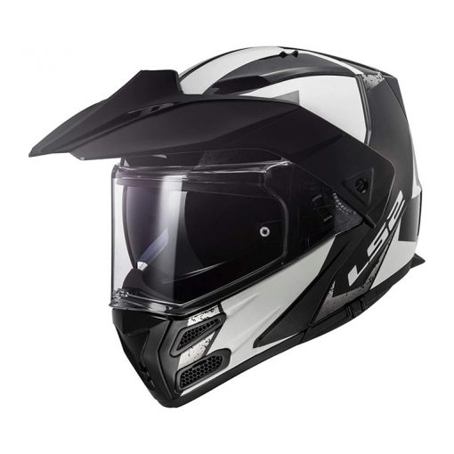 Helm LS2 FF324 Metro Evo Sub White Black