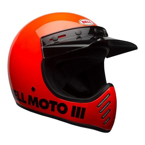 Helm Bell Moto-3 Classic Hi-Vis Gloss Orange