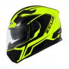 Jual Helm Zeus ZS-813 Fluo Yellow AN6 Black